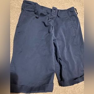 Navy blue Aeropostale shorts.